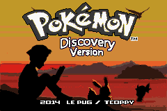 Pokemon Discovery (beta 1.1.7) Title Screen